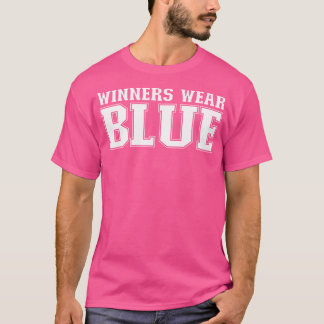 Gewinner tragen Blue Spirit Wear Team Game Colour T-Shirt