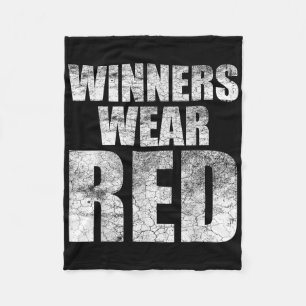 Gewinner tragen den Red Color War Camp Team Game-W Fleecedecke