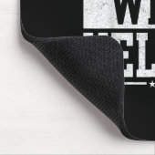 Gewinner tragen Gelben Farbkampf-Zeltkämpfergeist- Mousepad (Ecke)