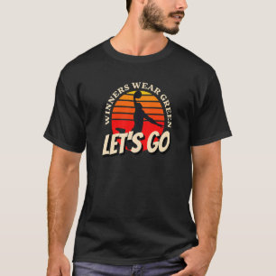 Gewinner tragen Grün Lasse Grüne Team Schule Spiri T-Shirt