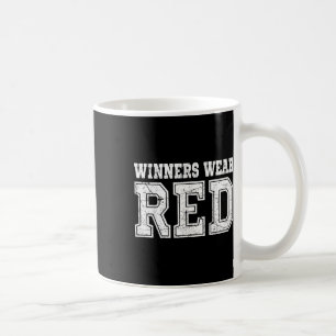 Gewinner tragen Red Color Team Spirit Game War Cam Kaffeetasse