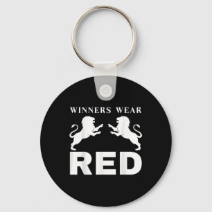 Gewinner tragen Red Funny Spirit Wear Team Game Co Schlüsselanhänger