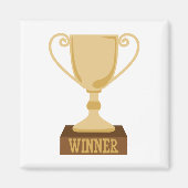Gewinner-Trophäe Magnet (Vorne)