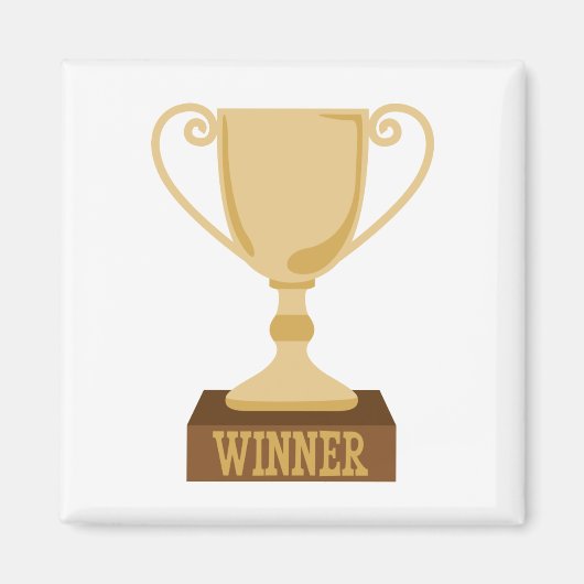Gewinner-Trophäe Magnet (Vorne)