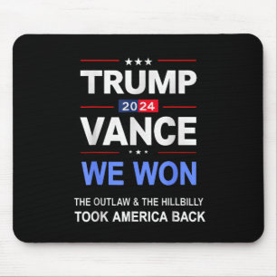 Gewinner Trump Vance Wir Gewonnen Amerika Zurückge Mousepad