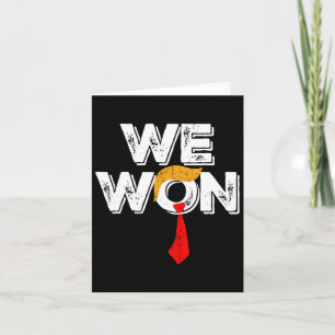Gewinner Trump Vance Wir Gewonnen Nahmen Byck Amer Karte