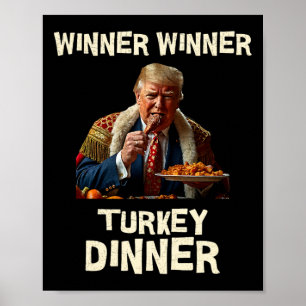 Gewinner Türkei Abendessen Erntedank Donald Tr Poster