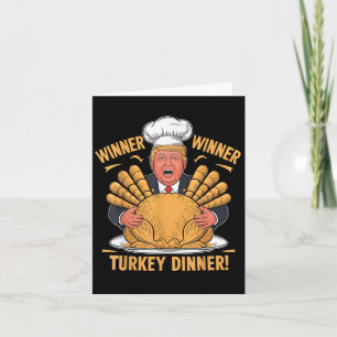 Gewinner Türkei Abendessen Erntedank Spaß Spaß Karte