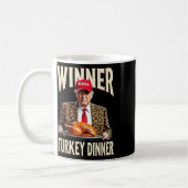 Gewinner Türkei Abendessen Funny Trump Kaffeetasse (Links)