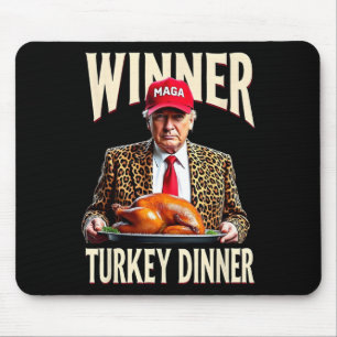 Gewinner Türkei Abendessen Funny Trump Mousepad