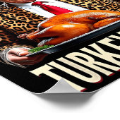 Gewinner Türkei Abendessen Funny Trump Poster (Ecke)