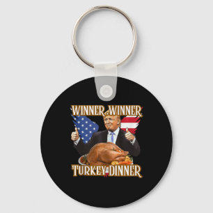 Gewinner Türkei Abendessen Funny Trump Thanksgivi Schlüsselanhänger