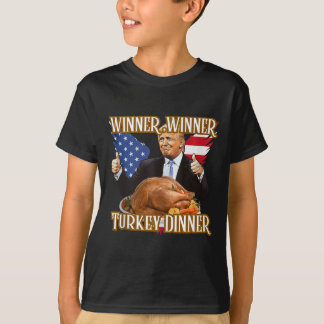 Gewinner Türkei Abendessen Funny Trump Thanksgivi T-Shirt