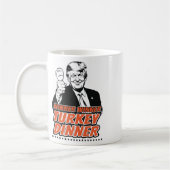 Gewinner Türkei Abendessen Funny Turkey Trump als Kaffeetasse (Links)