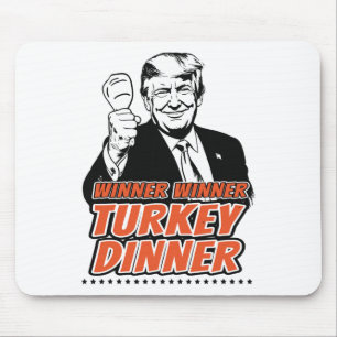 Gewinner Türkei Abendessen Funny Turkey Trump als Mousepad