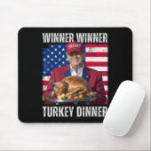 Gewinner Türkei Abendessen Spaß Funny Trump als Ge Mousepad (Mit Mouse)