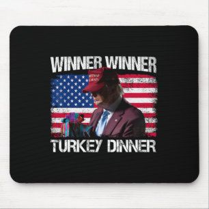 Gewinner Türkei Abendessen Spaß Funny Trump als Ge Mousepad