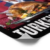 Gewinner Türkei Abendessen Spaß Funny Trump als Ge Poster (Ecke)