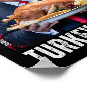Gewinner Türkei Abendessen Spaß Funny Trump als Ge Poster (Ecke)