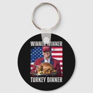 Gewinner Türkei Abendessen Spaß Funny Trump als Ge Schlüsselanhänger