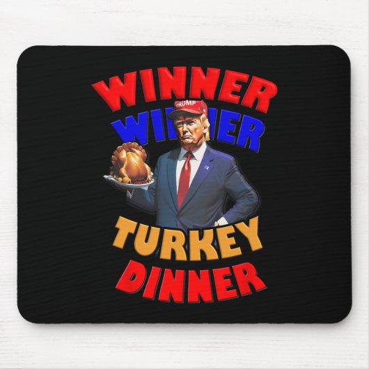 Gewinner Türkei Abendessen Trump feiert als Mousepad (Vorne)