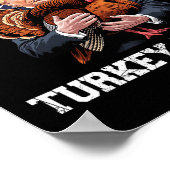 Gewinner Türkei Dinner Trump Erntedank Spaß Poster (Ecke)