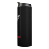 Gewinner verlassen nie Basketball Thermosbecher (Nach rechts gedreht)