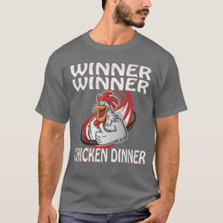 Gewinner Verlierer Videospiel Chicken Dinner Game T-Shirt