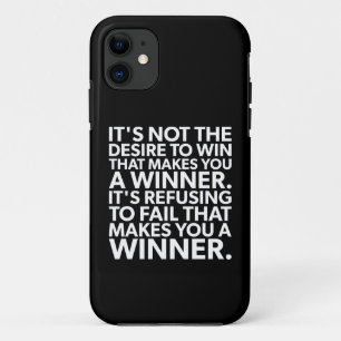 Gewinner - Verweigerung Versagen - Workout Motivie Case-Mate iPhone Hülle