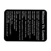 Gewinner Vs Losers Magnet (Horizontal)