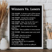 Gewinner Vs Losers Poster