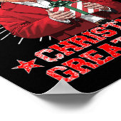 Gewinner Weihnachten Große Trump Funny Hu wieder Poster (Ecke)