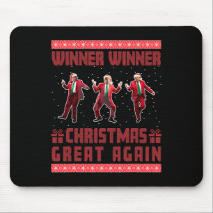 Gewinner Weihnachten Große Weihnachtsfeier Santa T Mousepad