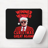 Gewinner Weihnachten Grosses erneut Funny Santa Tr Mousepad (Mit Mouse)
