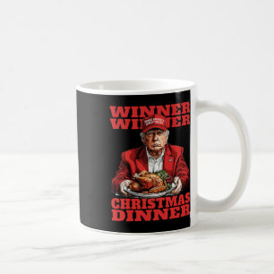 Gewinner Weihnachtsessen Funny Trump Xmas Sa Kaffeetasse