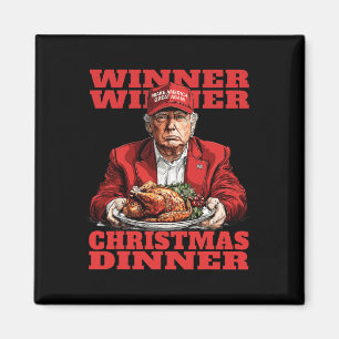 Gewinner Weihnachtsessen Funny Trump Xmas Sa Magnet