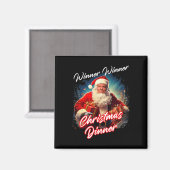 Gewinner Weihnachtsessen - Präsident Trump Magnet (Vorderseite/Rückseite)