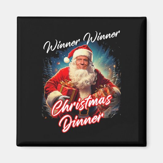 Gewinner Weihnachtsessen - Präsident Trump Magnet (Vorne)