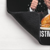 Gewinner Weihnachtsessen Spaß Funny Trump X Mousepad (Ecke)