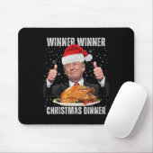 Gewinner Weihnachtsessen Spaß Funny Trump X Mousepad (Mit Mouse)