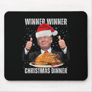 Gewinner Weihnachtsessen Spaß Funny Trump X Mousepad