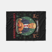 Gewinner Weihnachtsessen Weihnachtsessen Santa Tru Fleecedecke (Vorderseite (Horizontal))