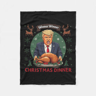 Gewinner Weihnachtsessen Weihnachtsessen Santa Tru Fleecedecke