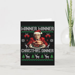 Gewinner Weihnachtsessen Weihnachtsessen Santa Tru Karte