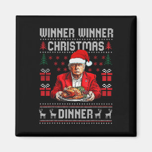Gewinner Weihnachtsessen Weihnachtsessen Santa Tru Magnet