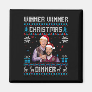 Gewinner Weihnachtsessen Weihnachtsessen Santa Tru Magnet