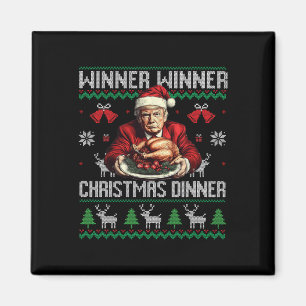 Gewinner Weihnachtsessen Weihnachtsessen Santa Tru Magnet