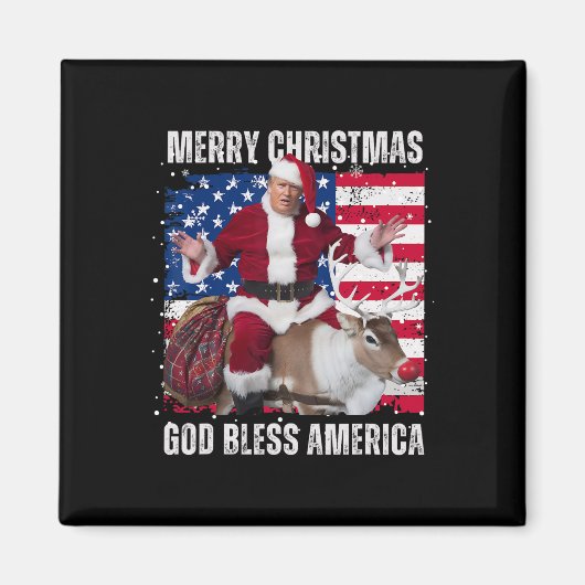 Gewinner Weihnachtsessen Weihnachtsessen Santa Tru Magnet (Vorne)