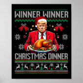 Gewinner Weihnachtsessen Weihnachtsessen Santa Tru Poster (Vorne)