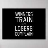 Gewinnerausbildung, Verlierer Beschwerde Poster (Vorne)